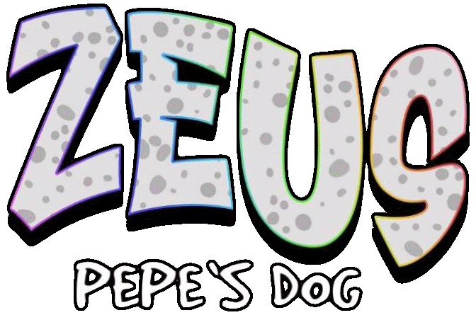 Zues Pepes Dog text